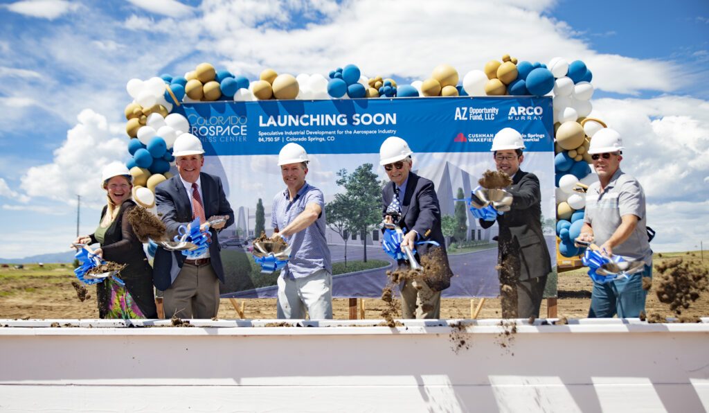 Groundbreaking of the Colorado Aerospace Business Center