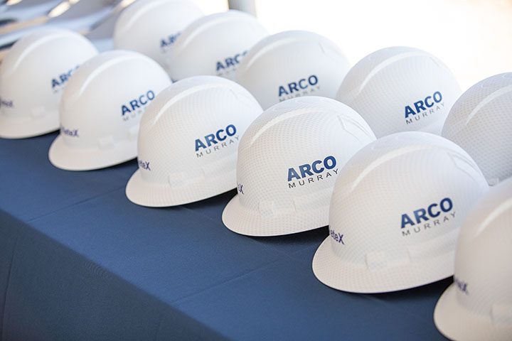 ARCO/Murray and XeteX Celebrate the Groundbreaking of the New 116,000 SF HVAC Manufacturing Facility in Wisconsin - Hard Hats