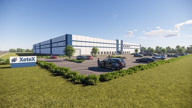 Rendering of the 116,000 SF HVAC Manufacturing Facility in Wisconsin