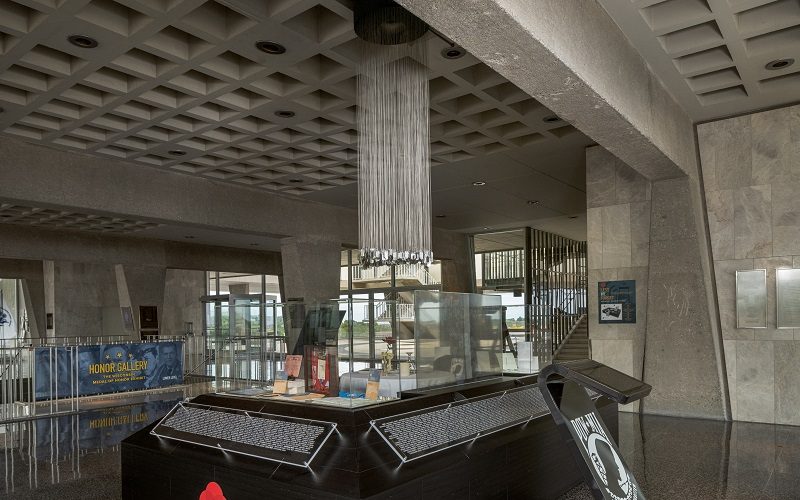 Side View of the Lest We Forget Exhibit Construction Completed by ARCO/Murray for the War Memorial Center in Milwaukee