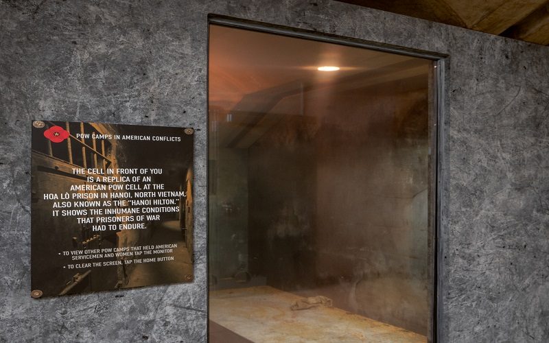 Look at the Replica Prison Cell in the POW Camps Exhibit Completed by ARCO/Murray National Construction for the War Memorial Center in Milwaukee