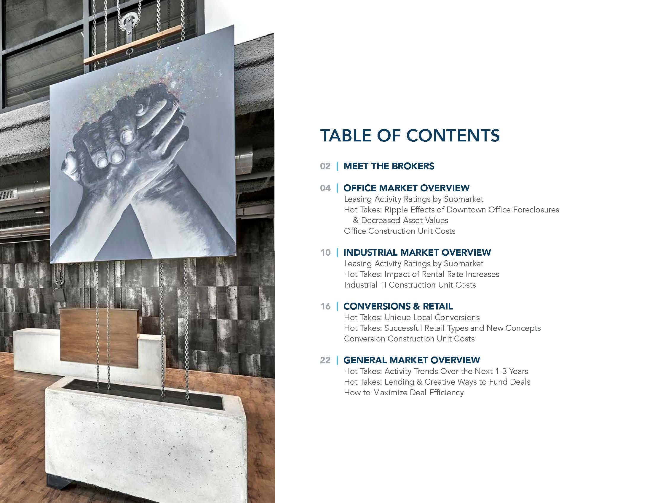 Hot Takes on the Twin Cities E-Book Commercial Real Estate Market Table of Contents